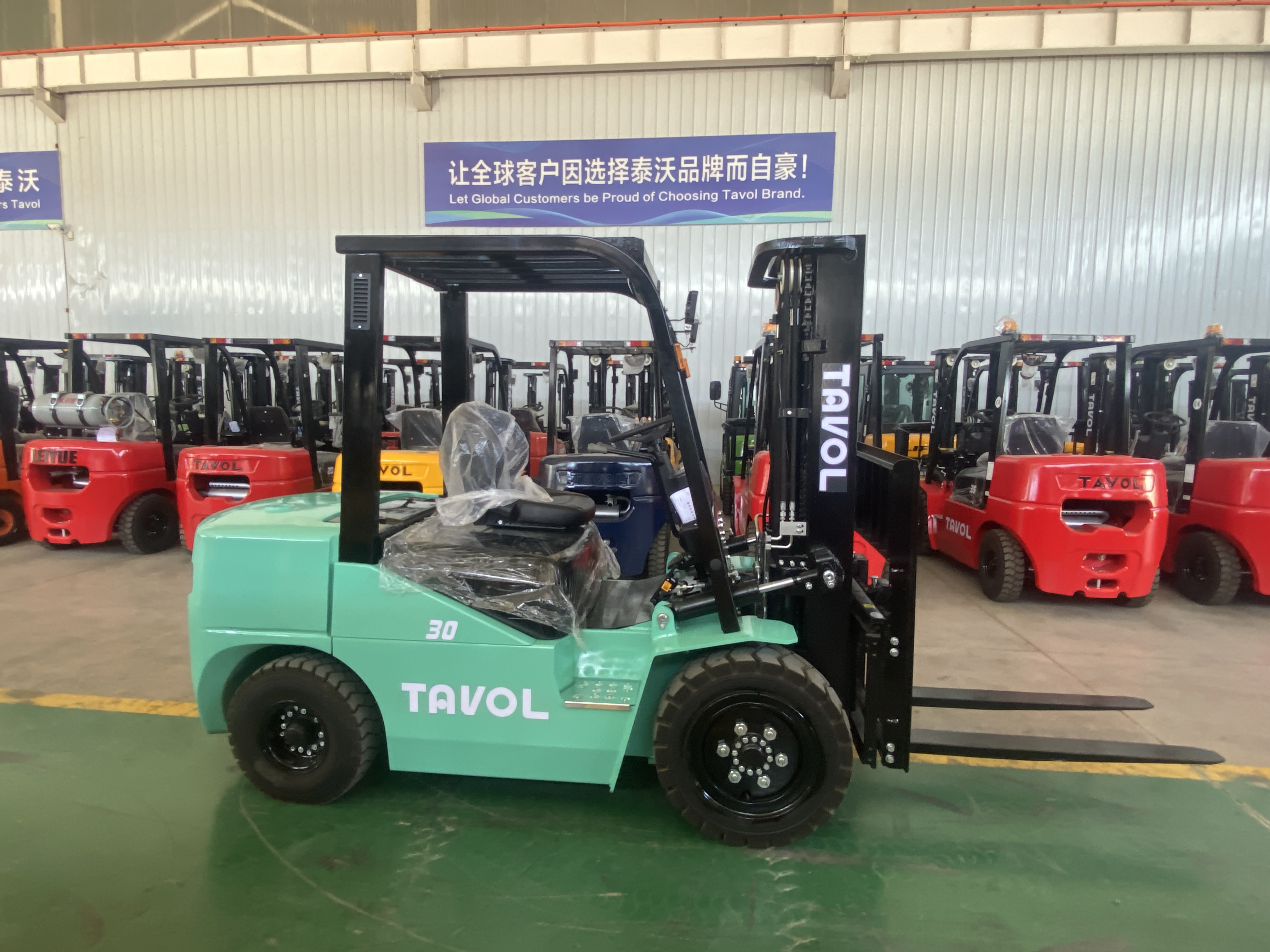 TAVOL Electric Forklift Solutions TAVOL Electric Forklift in Warehouse