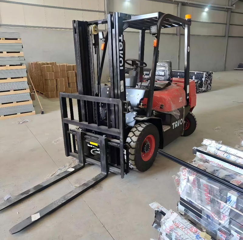 2ton 2.5ton with 2 Stage/3 Stage Mast Diesel Fork Lift Truck 