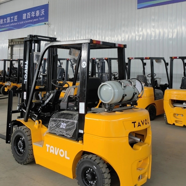 2.5Ton Dual-Fuel LPG/Gasoline Forklift with Rotating Fork