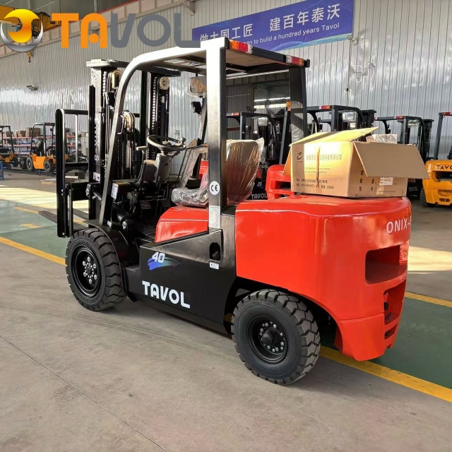 Tavol Warehouse Price 4T Diesel Fork Lift Truck