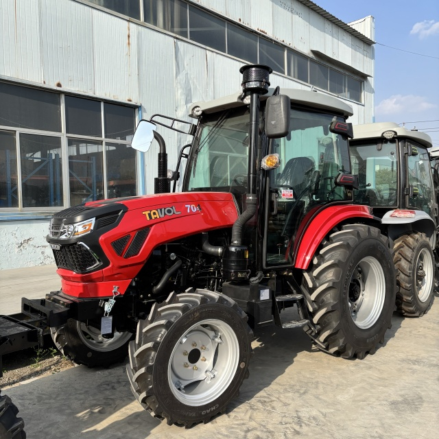 Tavol 70hp low price regular 4 wheel drive agricultural tractor