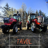 Agriculture Tractor 4WD 8+8 70HP Tractor for Farm with Front Loader