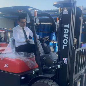 Tacol 3T 3.5T 3m/4.5m Lifting Diesel Forklift with Euro V Engine 