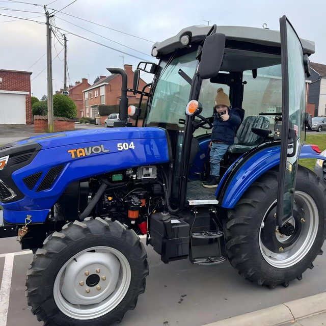 Tavol 4wd Wheel 50hp Mini Agricultural Tractor for Sale