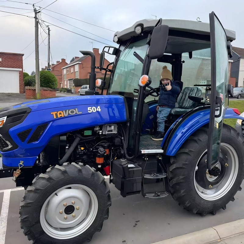 Tavol 4wd Wheel 50hp Mini Agricultural Tractor for Sale