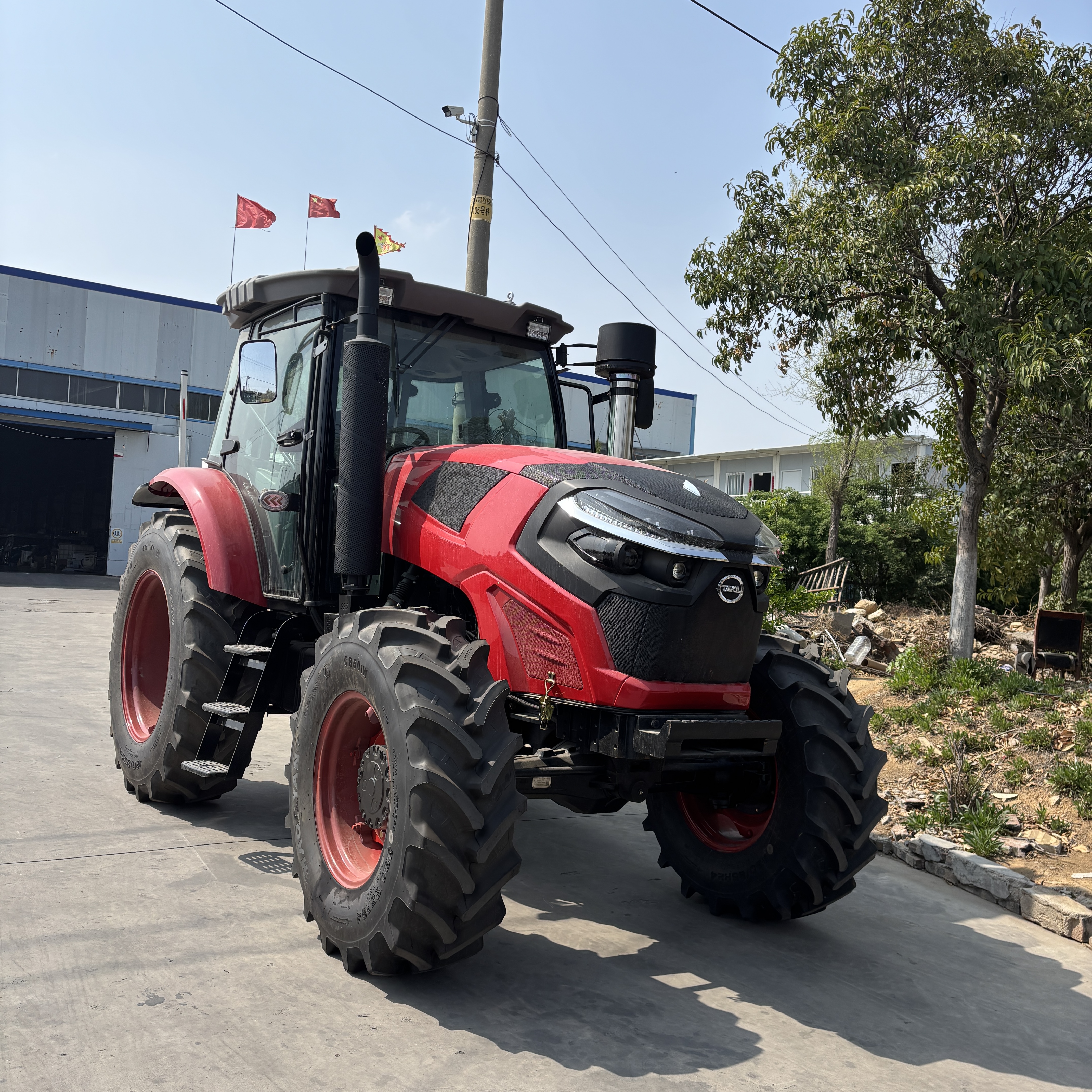Large Full Container Agricultural 140hp Farm Wheel Tractor