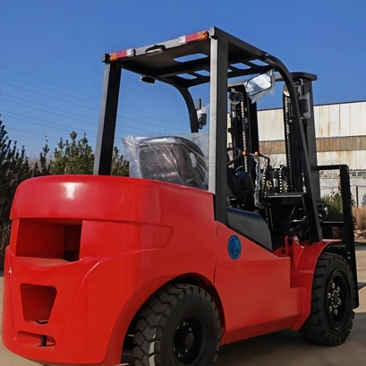 2.5Ton Outdoor Electric Forklift with Snow Plow Attachment