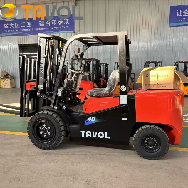 Tavol Warehouse Price 4T Diesel Fork Lift Truck