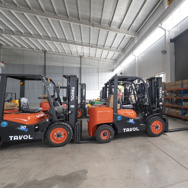  Tavol 3Ton 3m-6m Mast Lithium Electric Forklift Truck with Side Shift