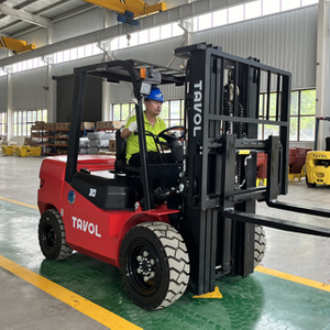  Tavol 3Ton 3m-6m Mast Lithium Electric Forklift Truck with Side Shift