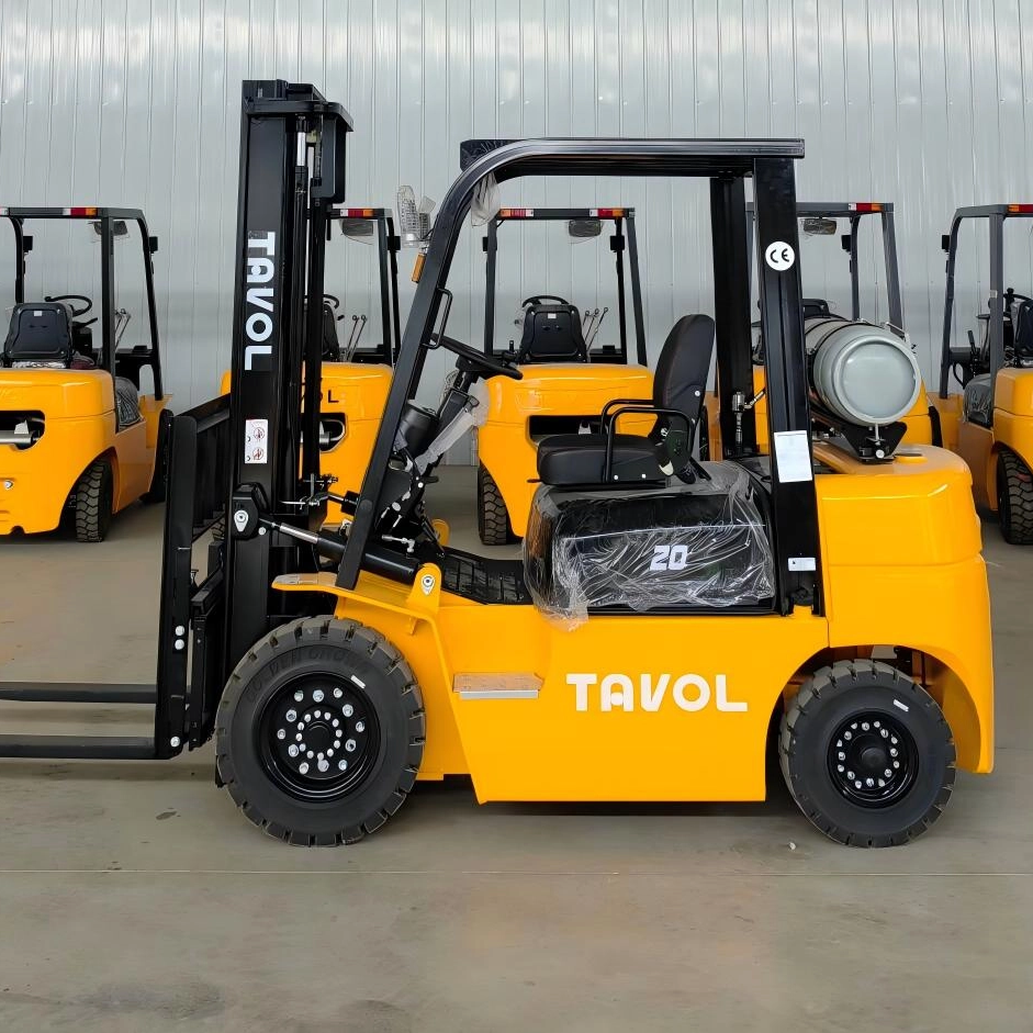 2.5Ton Dual-Fuel LPG/Gasoline Forklift with Rotating Fork