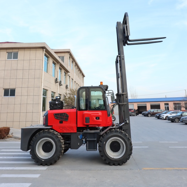 Tavol Forklift Price 5Ton Off-road Diesel Forklift