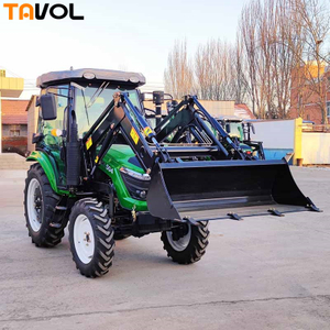 Mini Tractor 50hp with Front Loader Wheel 4wd Tractor