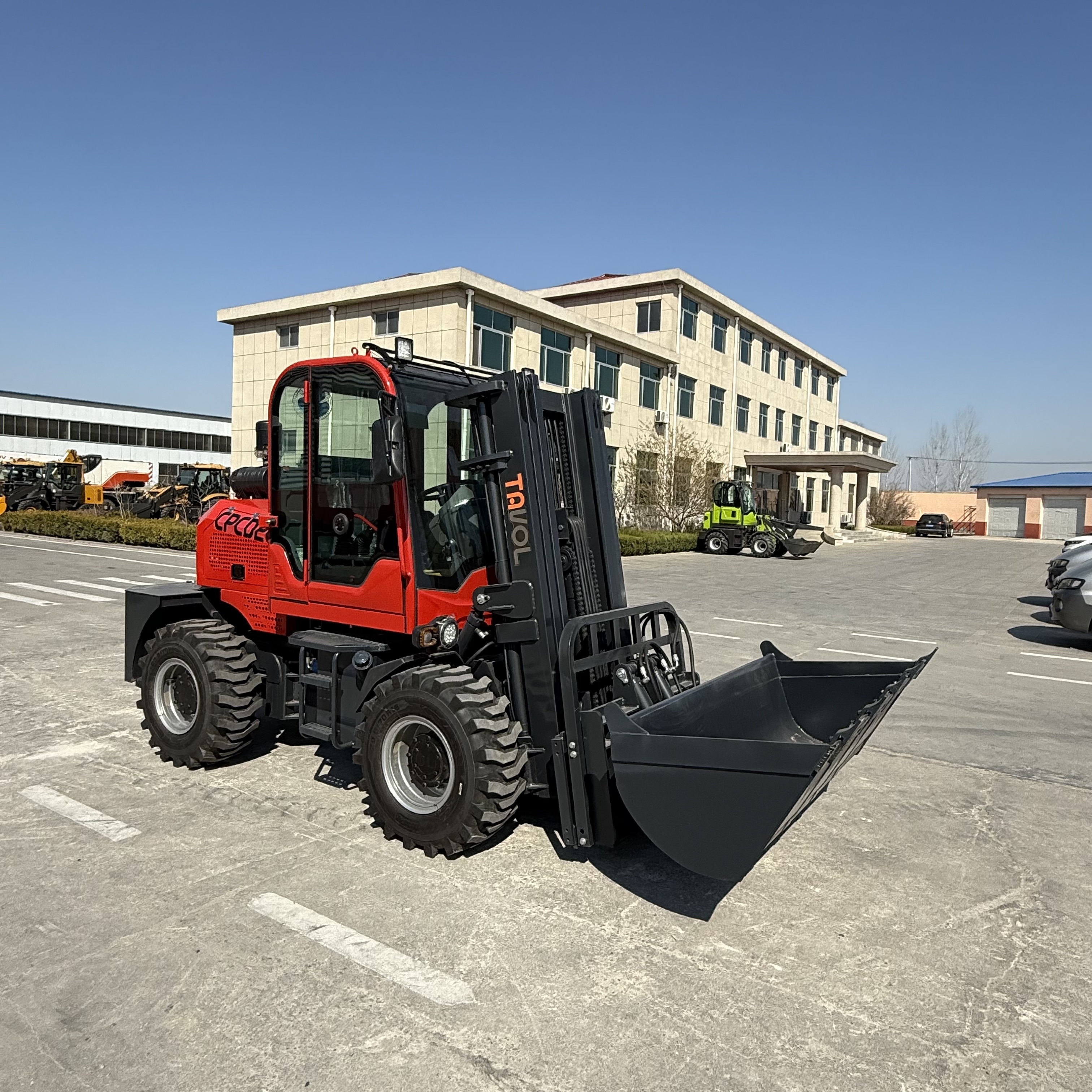 Warehouse Forklift Price 2Ton Off-road Diesel Forklift