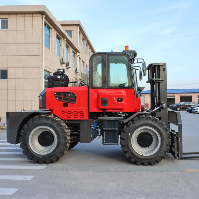 Tavol Forklift Price 5Ton Off-road Diesel Forklift