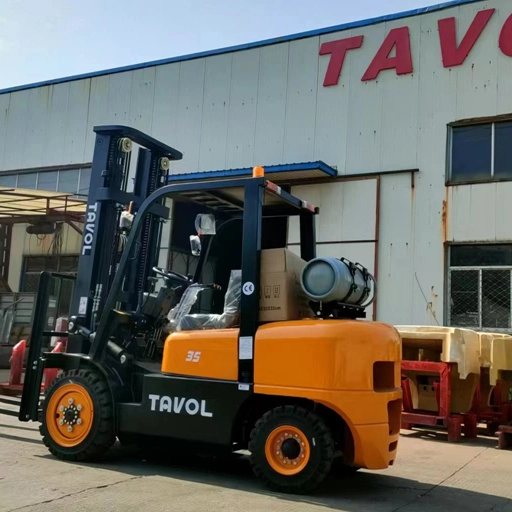 3.5Ton High-Capacity LPG Forklift with Integrated Crane Hook