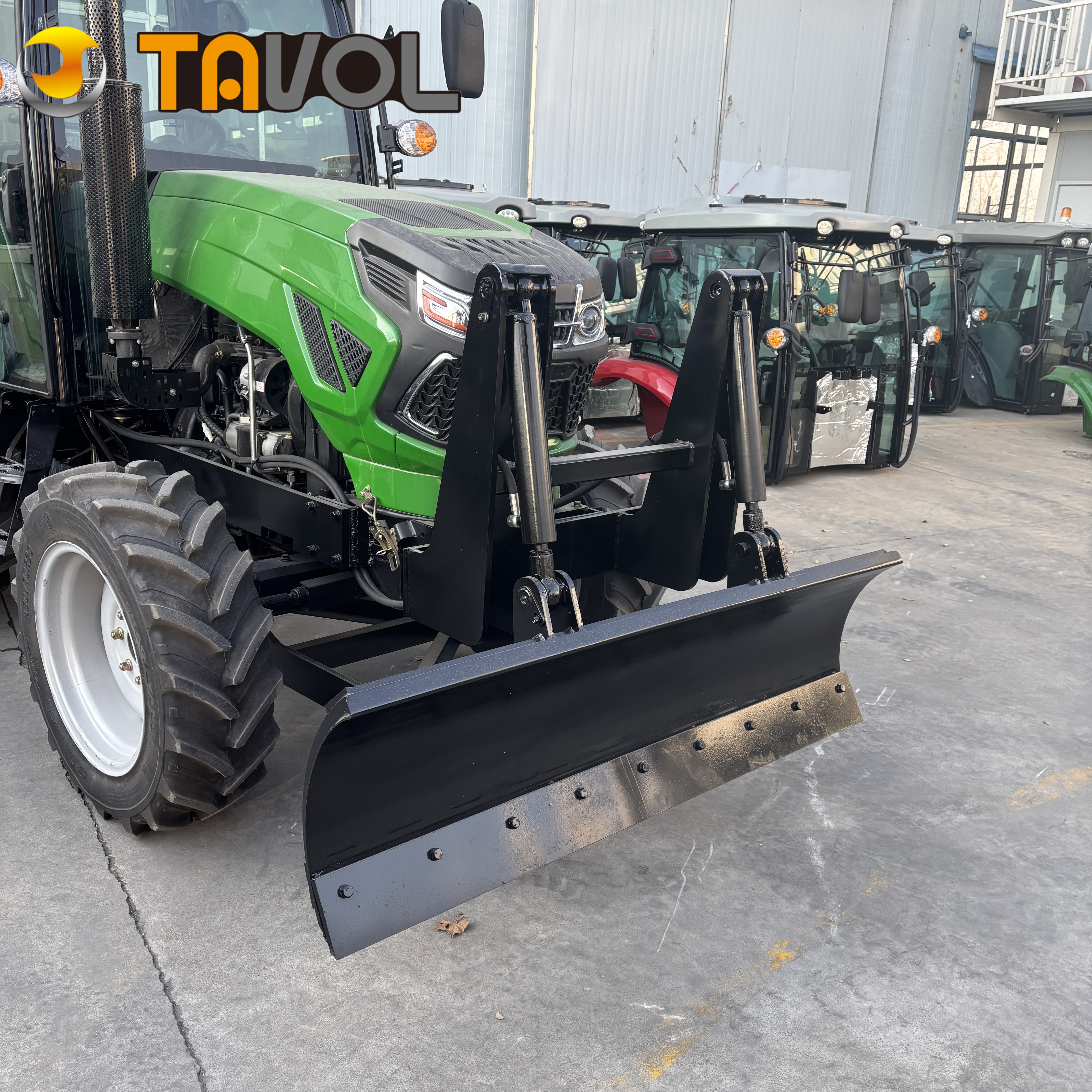 Agricultural Machinery Tavol 70hp Farm Wheel Tractor with Bulldozer