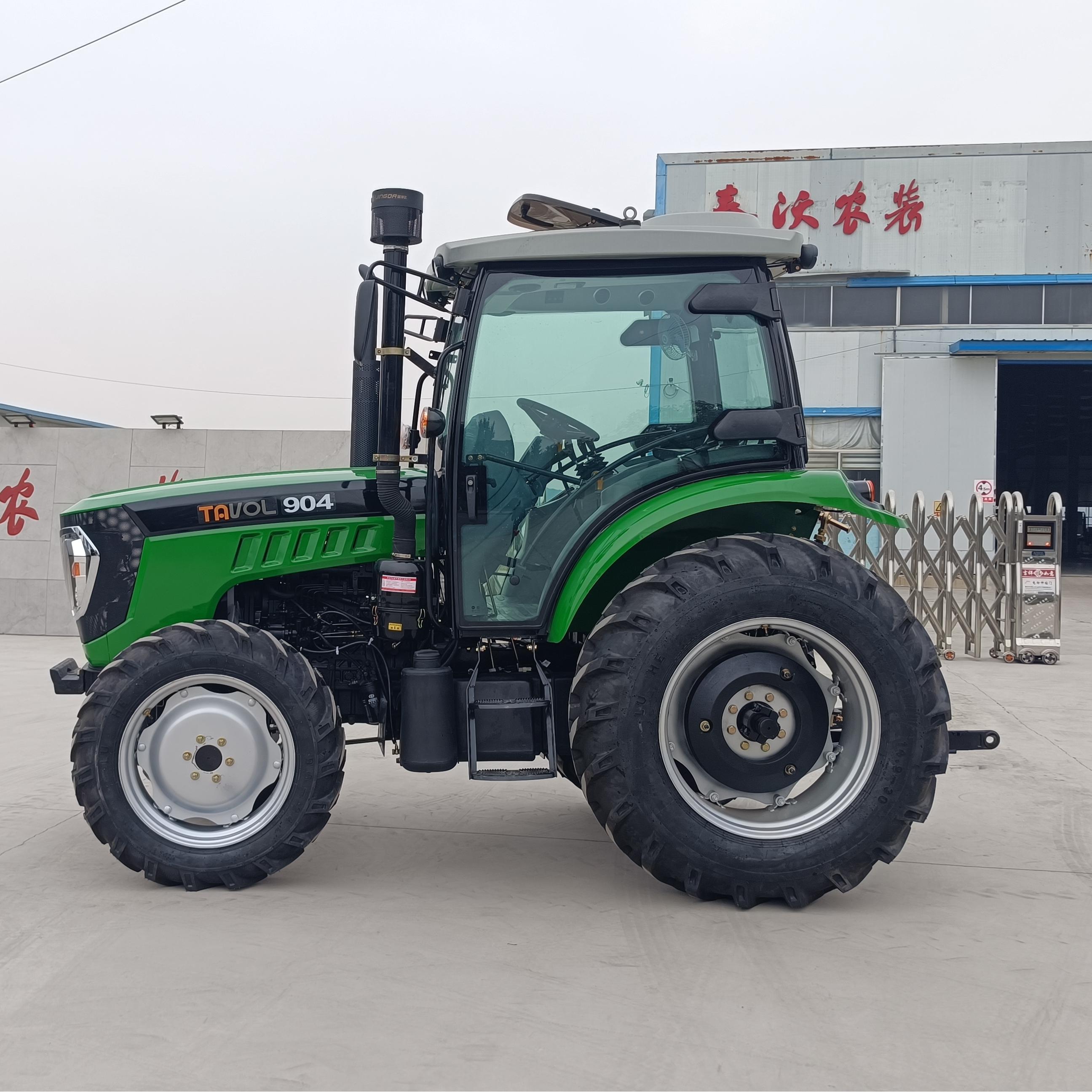90HP Tractor Matched Agricultural Farm Tractor with Cabin for Sale