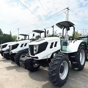 Large Chassis 90hp Agricultural Wheel Tractor with Sunshade