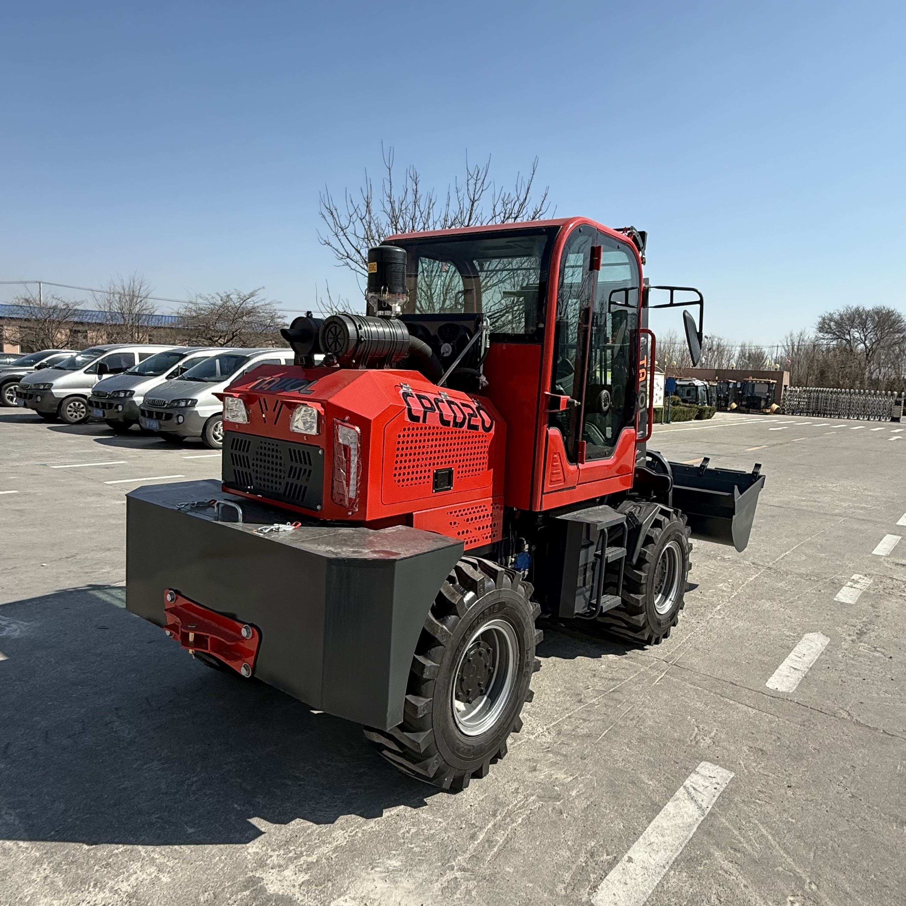 Warehouse Forklift Price 2Ton Off-road Diesel Forklift
