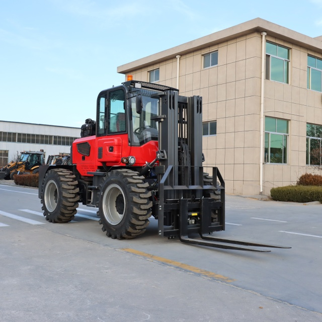 Tavol Forklift Price 5Ton Off-road Diesel Forklift
