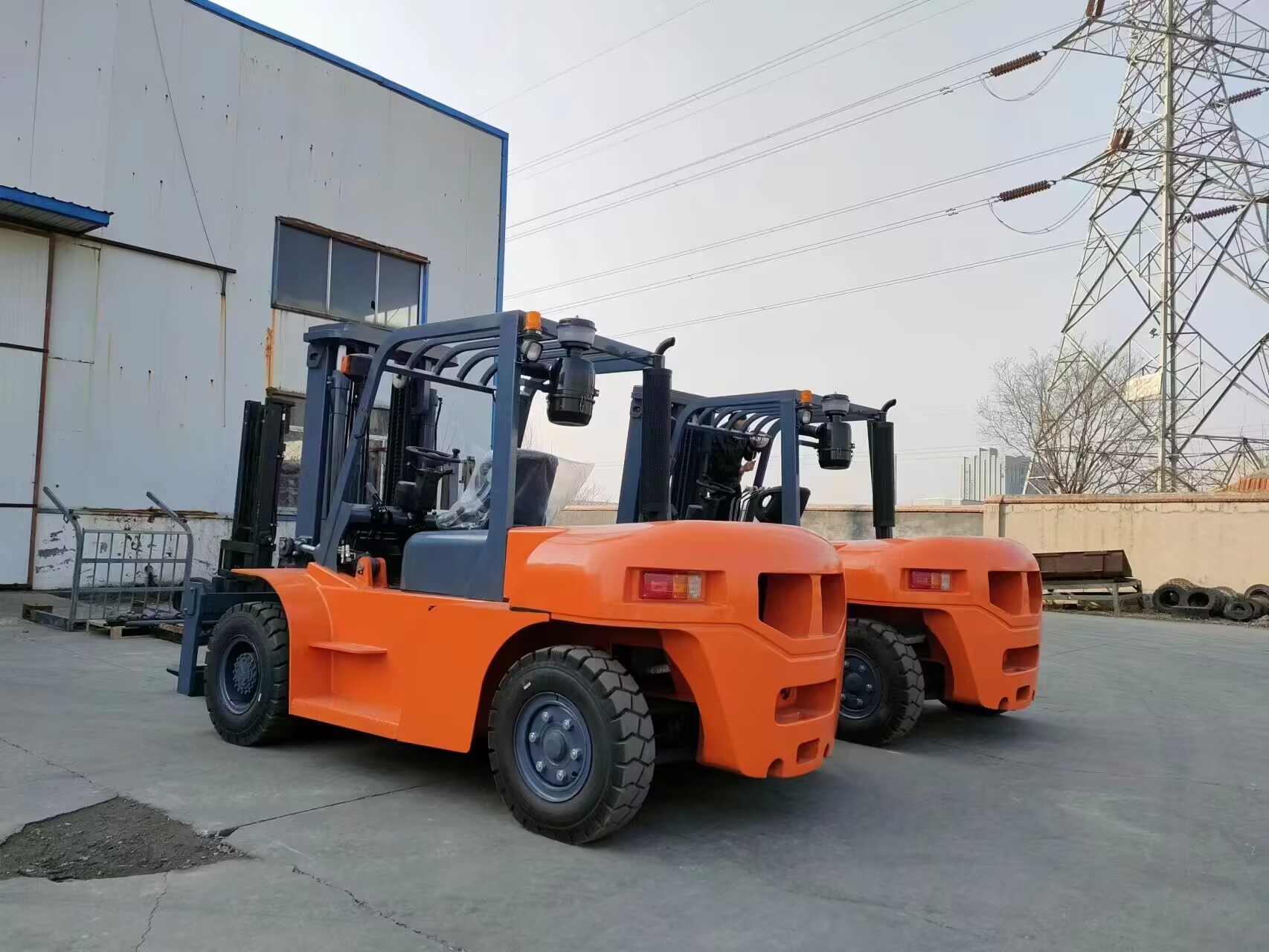 China Diesle Forklift Truck 7 Ton 