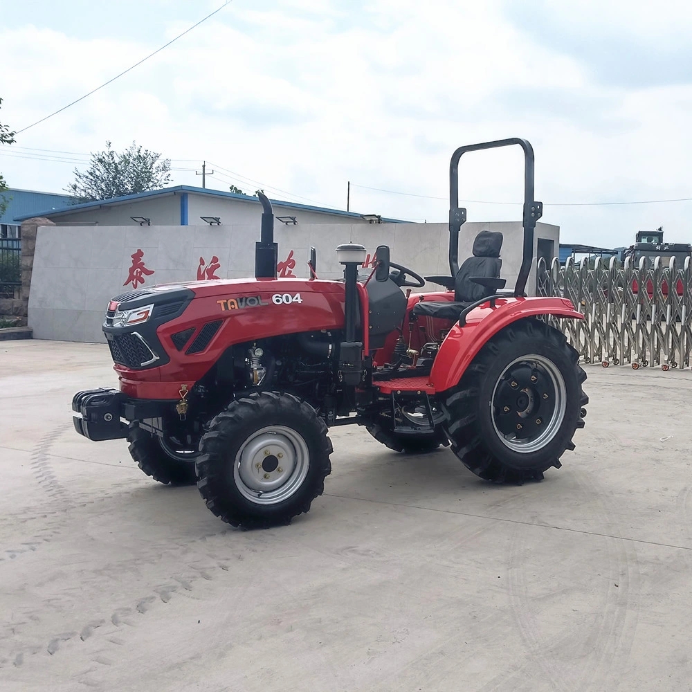 Tavol Wheel Agricultural Tractor 60hp Farm Tractor 4wd Wheel Tractors 