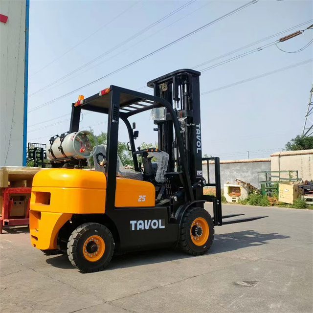  Tavol Lithium 2Ton 3Ton LPG Forklift Truck with Side Shift