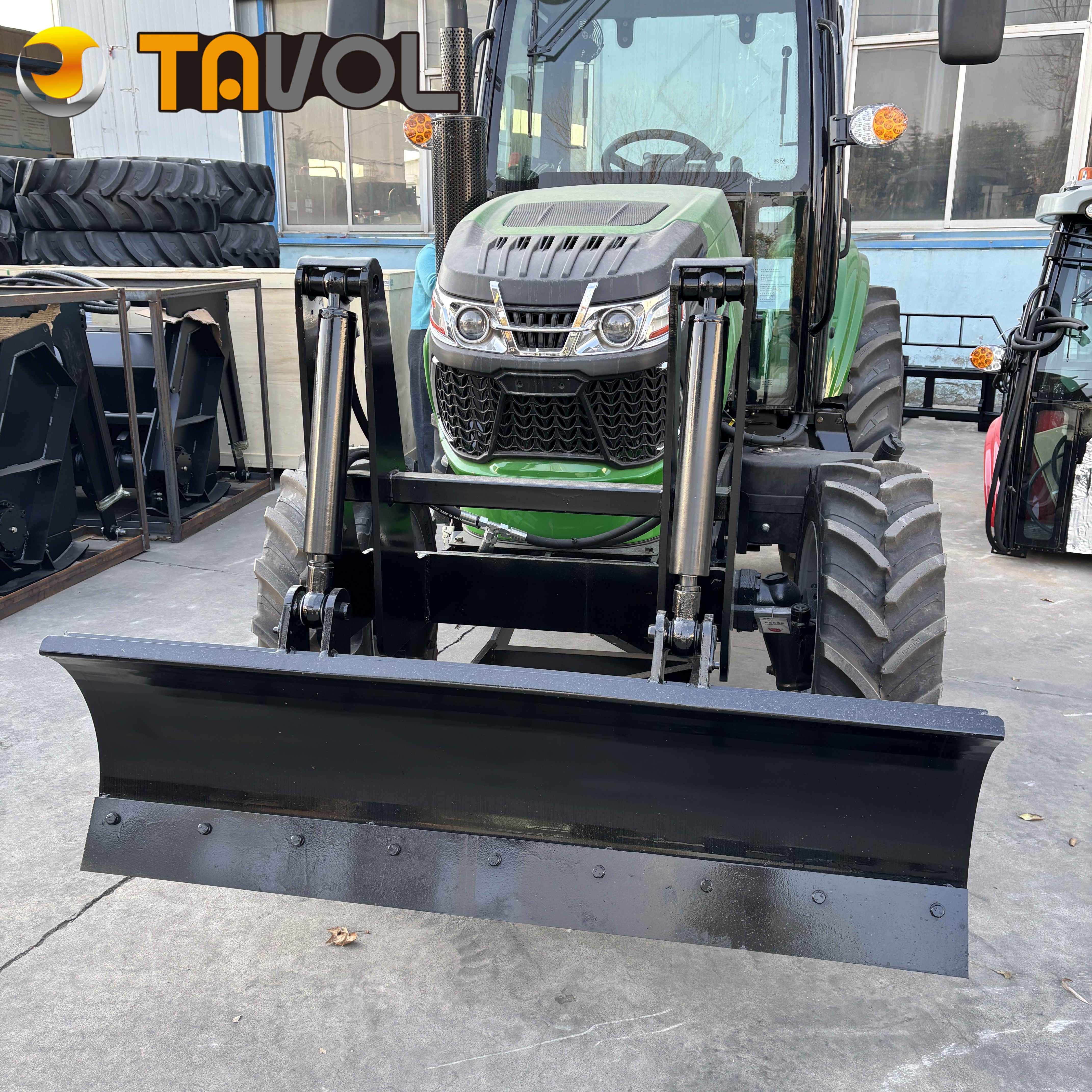 Agricultural Machinery Tavol 70hp Farm Wheel Tractor with Bulldozer