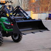 Mini Tractor 50hp with Front Loader Wheel 4wd Tractor