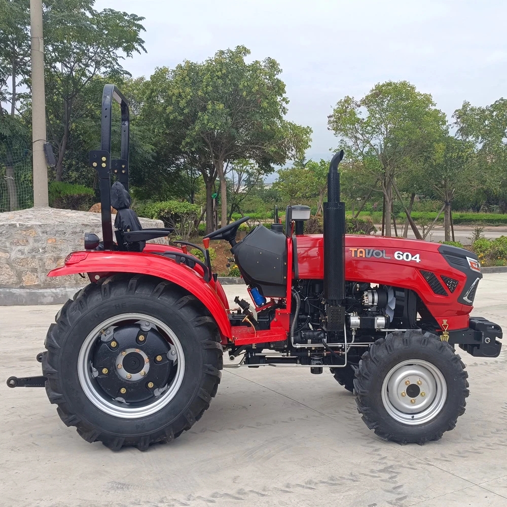 Tavol Wheel Agricultural Tractor 60hp Farm Tractor 4wd Wheel Tractors 