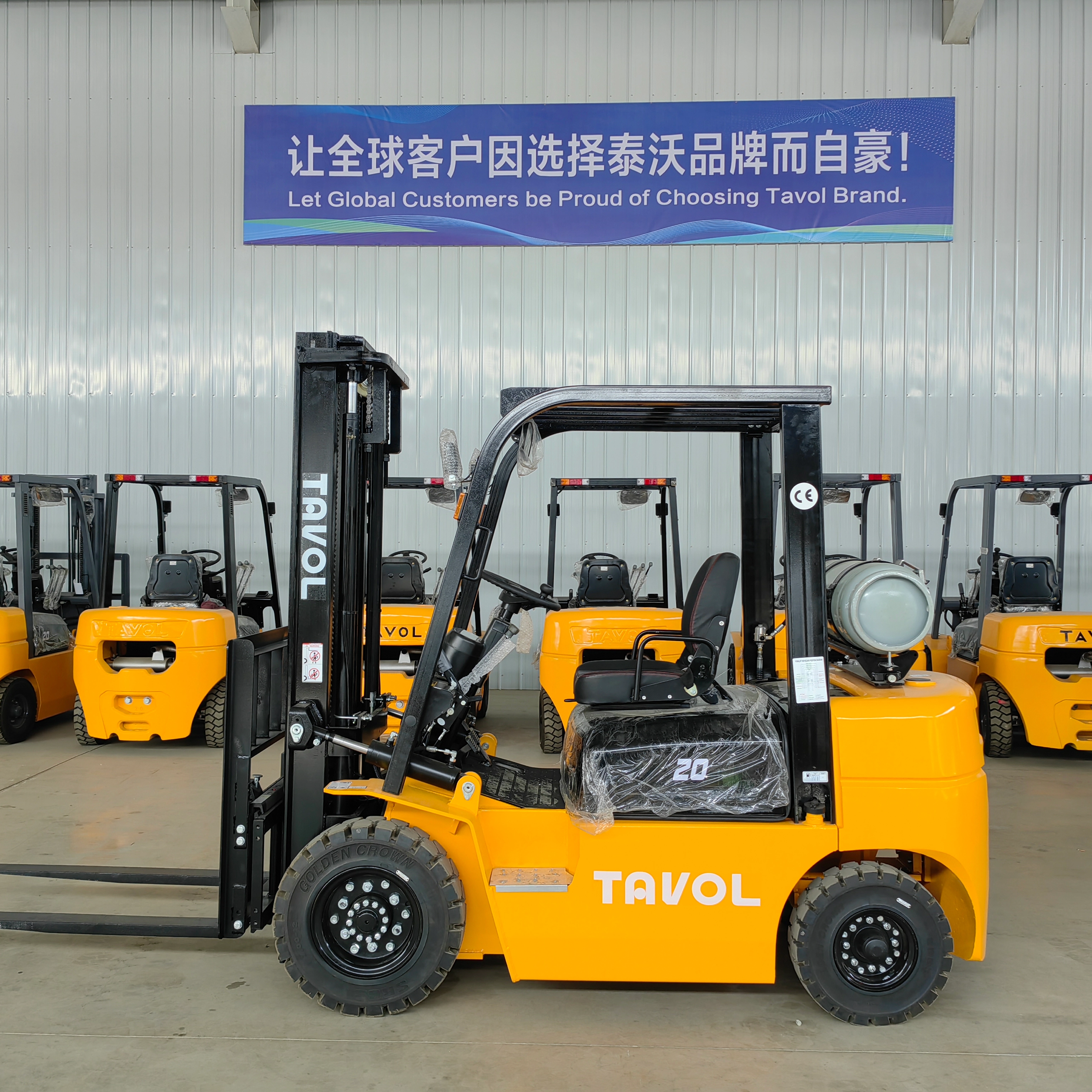 Tavol 3 Ton LPG Forklift Truck for Heavy-Duty Warehouse Operations