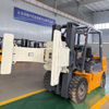 Forklift Truck With Paper Roll Clamp Forklift Attachment