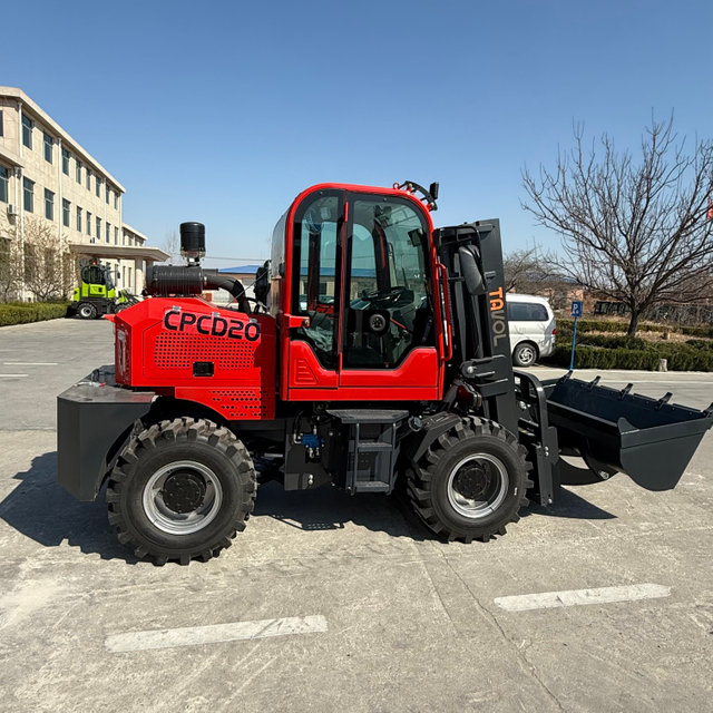 Warehouse Forklift Price 2Ton Off-road Diesel Forklift