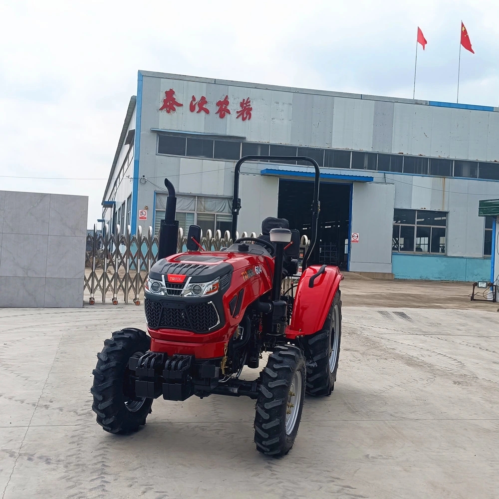 Tavol Wheel Agricultural Tractor 60hp Farm Tractor 4wd Wheel Tractors 