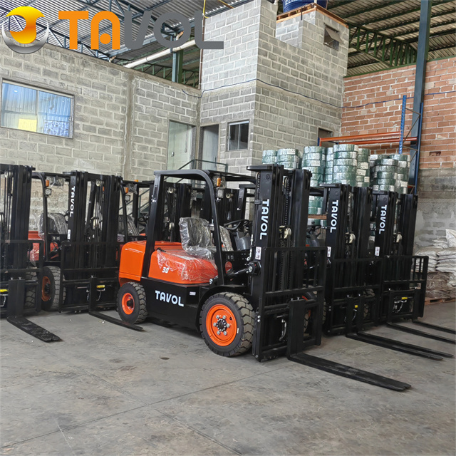 Tavol 3T Diesel Forklift Truck With 3/4.5m Mast
