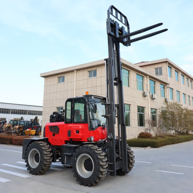 Tavol Forklift Price 5Ton Off-road Diesel Forklift